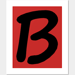 Letter B Posters and Art